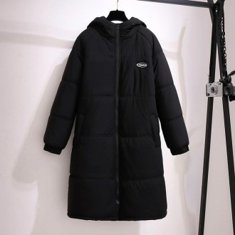 Large Size Thicken Down Padded Jacket (Color:Black Size:XXXXXL)