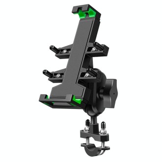 A02 Motorcycle Mobile Phone Navigation Bracket Car Riding Anti-shock Aluminum Alloy Rack(Car Handlebar Model)