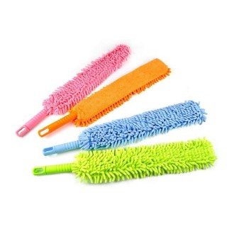 Single Sided Flexible Chenille Changeable Dust Duster (Random Color Delivery)