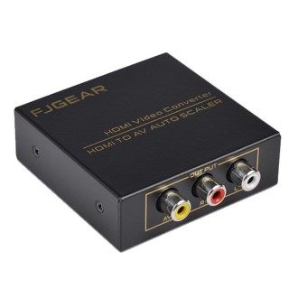 FJGEAR FJ-HA1308 HDMI To AV Converter Support NTSC PAL With Auto Screen Scaling