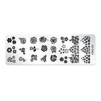 5 PCS Nail Art Print Template Nail Art Tools(OMQ-05)