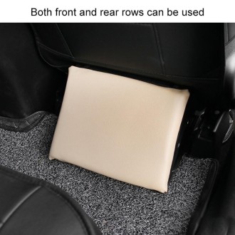 R-3600 Car Adjustable Footrest Ottomans Ergonomic Footstool (Black)