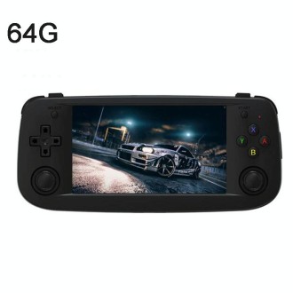 ANBERNIC RG503 4.95-Inch OLED Screen 960 X 544 Open Source Handheld Retro Game Console 16G+64G 20000 Games(Black)