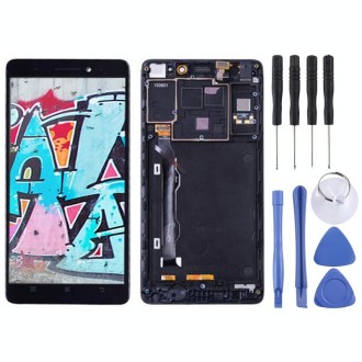 OEM LCD Screen for Lenovo K3 Note / K50-T5 Digitizer Full Assembly with Frame (Black)