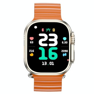 GS29 2.08 inch IP67 Waterproof 4G Android 9.0 Smart Watch Support AI Video Call / GPS, Specification:1G+16G(Gold)