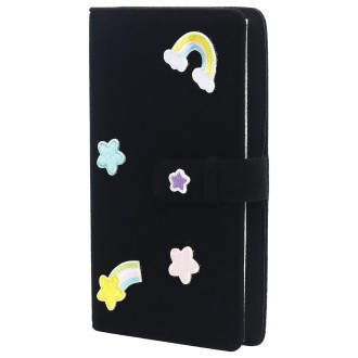 3 inch 96 Sheets Photo Album Felt Album(Rainbow Star)