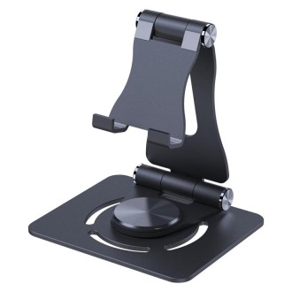 Z01 Metal Folding 360 Degree Rotating Multifunctional Tablet PC Live Broadcast Stand(Black)