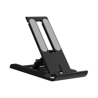 2 PCS K30 Multi-speed Adjustment Desktop Mobile Phone Bracket Notebook Folding Bracket(Black)