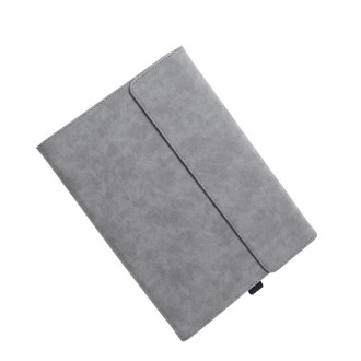 Clamshell  Tablet Protective Case with Holder For MicroSoft Surface Pro3 12 inch(Sheepskin Leather / Gray)