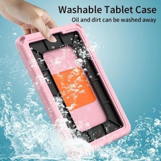 For TCL Tab 8 LE / WiFi 2023 EVA Hybrid PC Shockproof Tablet Case with Frame(Pink)