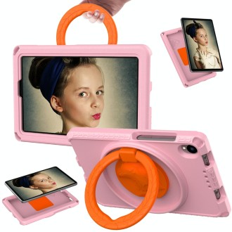 For TCL Tab 8 LE / WiFi 2023 EVA Hybrid PC Shockproof Tablet Case with Frame(Pink)