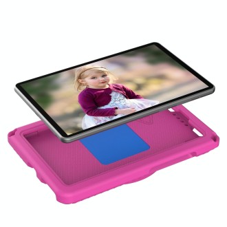 For TCL Tab 8 LE / WiFi 2023 EVA Hybrid PC Shockproof Tablet Case with Frame(Rose Red)