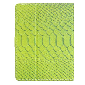 For 10 inch Tablets Solid Color Crocodile Texture Leather Tablet Case(Green)