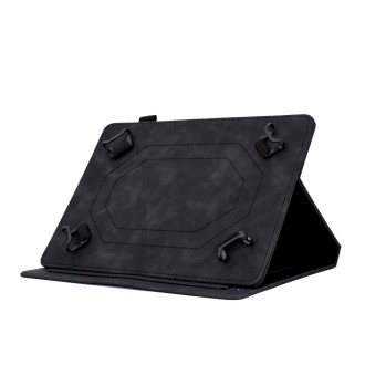 For 7 inch Tablets Tower Embossed Leather Tablet Case(Black)