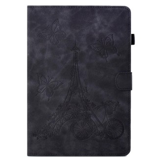 For 7 inch Tablets Tower Embossed Leather Tablet Case(Black)