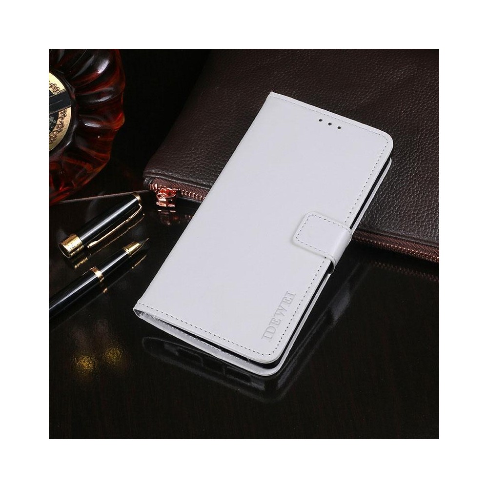 For ZTE Blade V 2020 idewei Crazy Horse Texture Horizontal Flip Leather Case with Holder & Card Slots & Wallet(White)