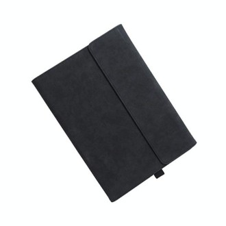 For Microsoft Surface Pro 9 Tablet Protective Case Holder(South African Sheepskin Black Case)