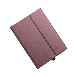 For Microsoft Surface Pro 8 Tablet Protective Case Holder(Microfiber Lambskin Texture Red Case)