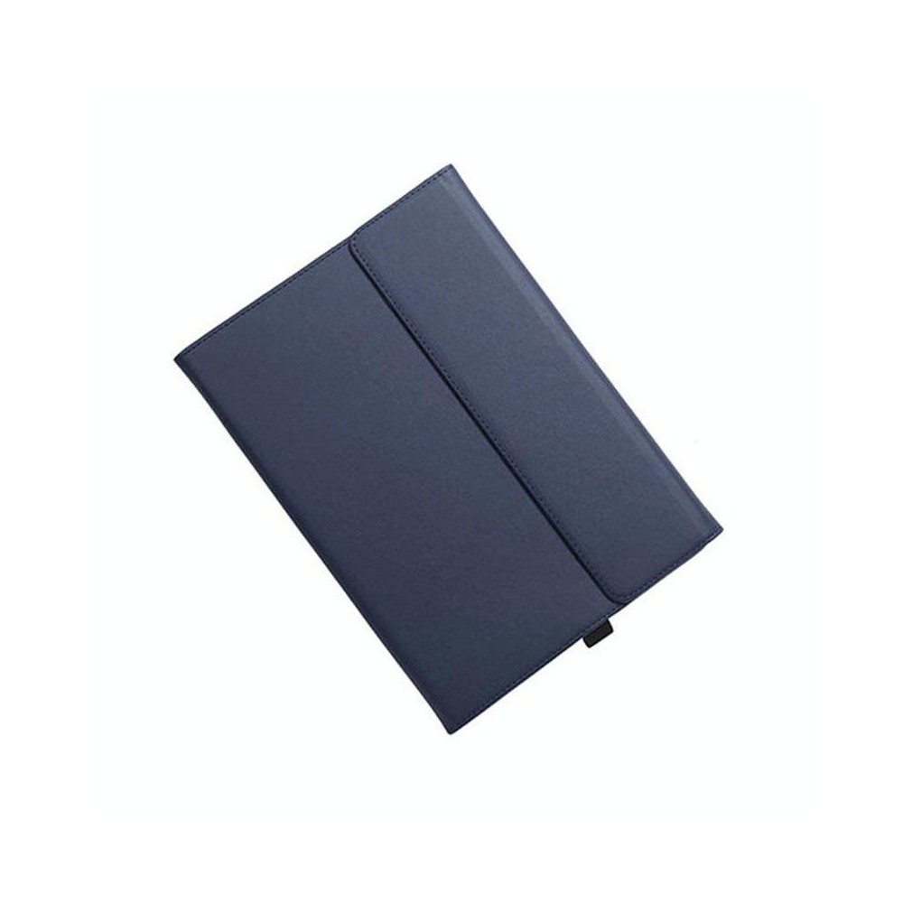 For Microsoft Surface Pro 8 Tablet Protective Case Holder(Microfiber Lambskin Texture Blue Case)