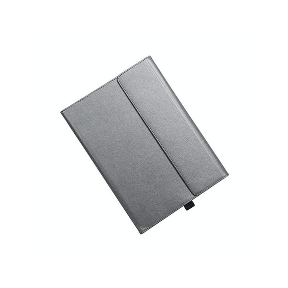 For Microsoft Surface Pro 9 Tablet Protective Case Holder(Microfiber Lambskin Texture Gray Case)