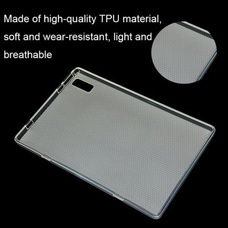 For Blackview Tab 11 / Tab 11 SE Transparent Lightweight Matte Tablet Protective Cover Anti-Drop Silicone Case