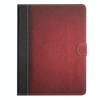 For 10 inch Tablet Stitching Solid Color Leather Tablet Case(Red)