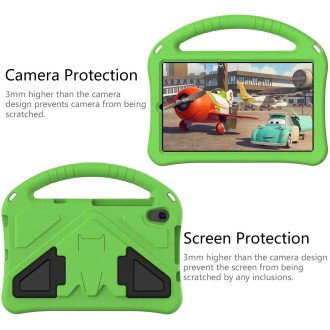 For TCL Tab 8 le 2023 /Tab 8  2022 EVA Shockproof Tablet Case with Holder(Green)