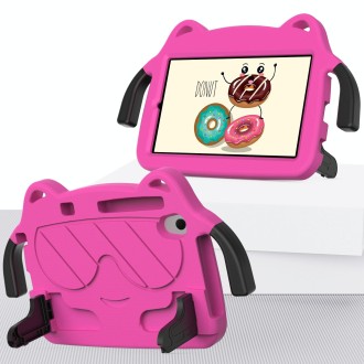 For TCL LE 2023 / Tab 8 2022 Ice Baby EVA Shockproof Hard PC Tablet Case(Rose Red+Black)