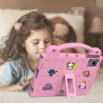 For DOOGEE T30 Pro 11 2023 Handle Kickstand Children EVA Shockproof Tablet Case(Pink)