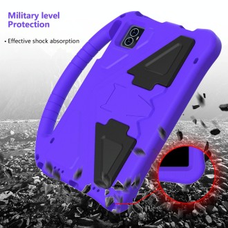 For Teclast M50 HD 10.1 / M50 Pro EVA Shockproof Tablet Case with Holder(Purple)