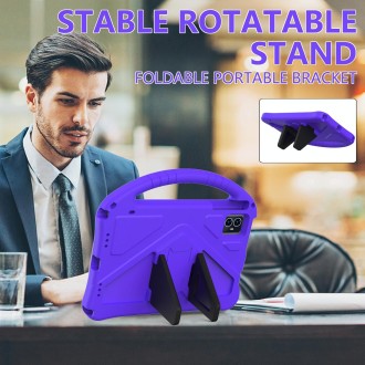 For Teclast M50 HD 10.1 / M50 Pro EVA Shockproof Tablet Case with Holder(Purple)