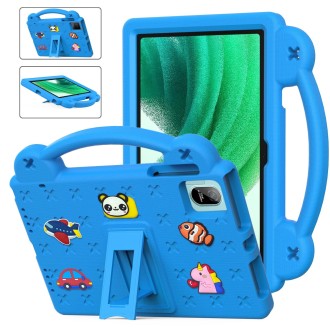 For Blackview Oscal Pad 15 2023 10.36/Tab 11 Handle Kickstand Children EVA Shockproof Tablet Case(Sky Blue)