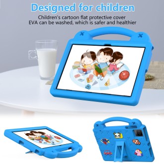 For Blackview Oscal Pad 15 2023 10.36/Tab 11 Handle Kickstand Children EVA Shockproof Tablet Case(Sky Blue)