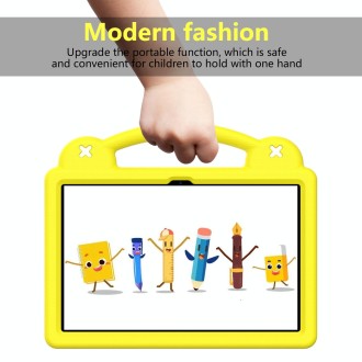 For Blackview Oscal Pad 15 2023 10.36/Tab 11 Handle Kickstand Children EVA Shockproof Tablet Case(Yellow)