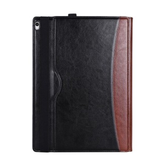 For MicroSoft Surface Book 3 / 2 / 1 15 inch Leather Laptop Case(Black Brown)