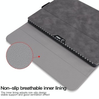 For Microsoft Surface Pro 8 Sheepskin All-Inclusive Shockproof Protective Case(Grey)