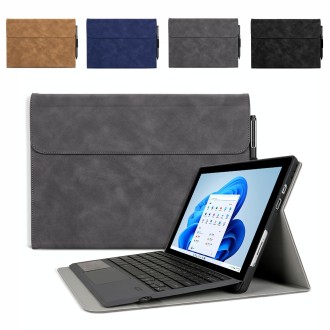 For Microsoft Surface Pro 8 Sheepskin All-Inclusive Shockproof Protective Case(Grey)