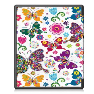 For Kobo Elipsa 2E Painted Deformation TPU Leather Smart Tablet Case(Colorful Butterflies)