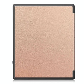 For Kobo Elipsa 2E Solid Color Deformation TPU Leather Smart Tablet Case(Rose Gold)