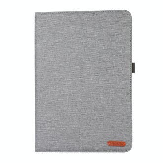 For Microsoft Surface Pro 4/5/6/7 Fabric Leather Tablet Case(Grey)