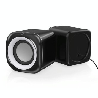 A1 Standard Version USB Wire-controlled Mini High Volume Wired Speaker, Cable Length: 1.1m(Black)