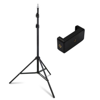 ZF0111 Live Floor Mobile Phone Holder, Style: 1.2m Stand+Phone Clip