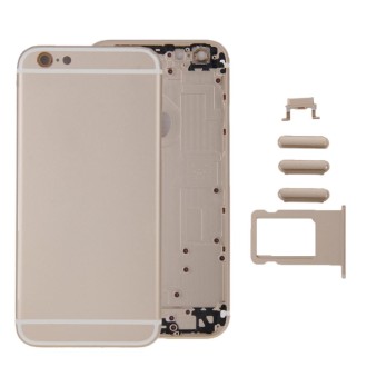 6 in 1 for iPhone 6 (Back Cover + Card Tray + Volume Control Key + Power Button + Mute Switch Vibrator Key + Sign) Full Assembly