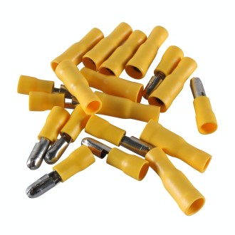 A6197 120 PCS Yellow AWG12~10 Bullet Male and Female Terminal Cold Press Terminal