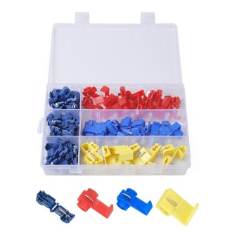 85 PCS Car Press Electric Wire Terminal Quick Splice Crimp Terminal Wire Connect Terminal Assortment Kit