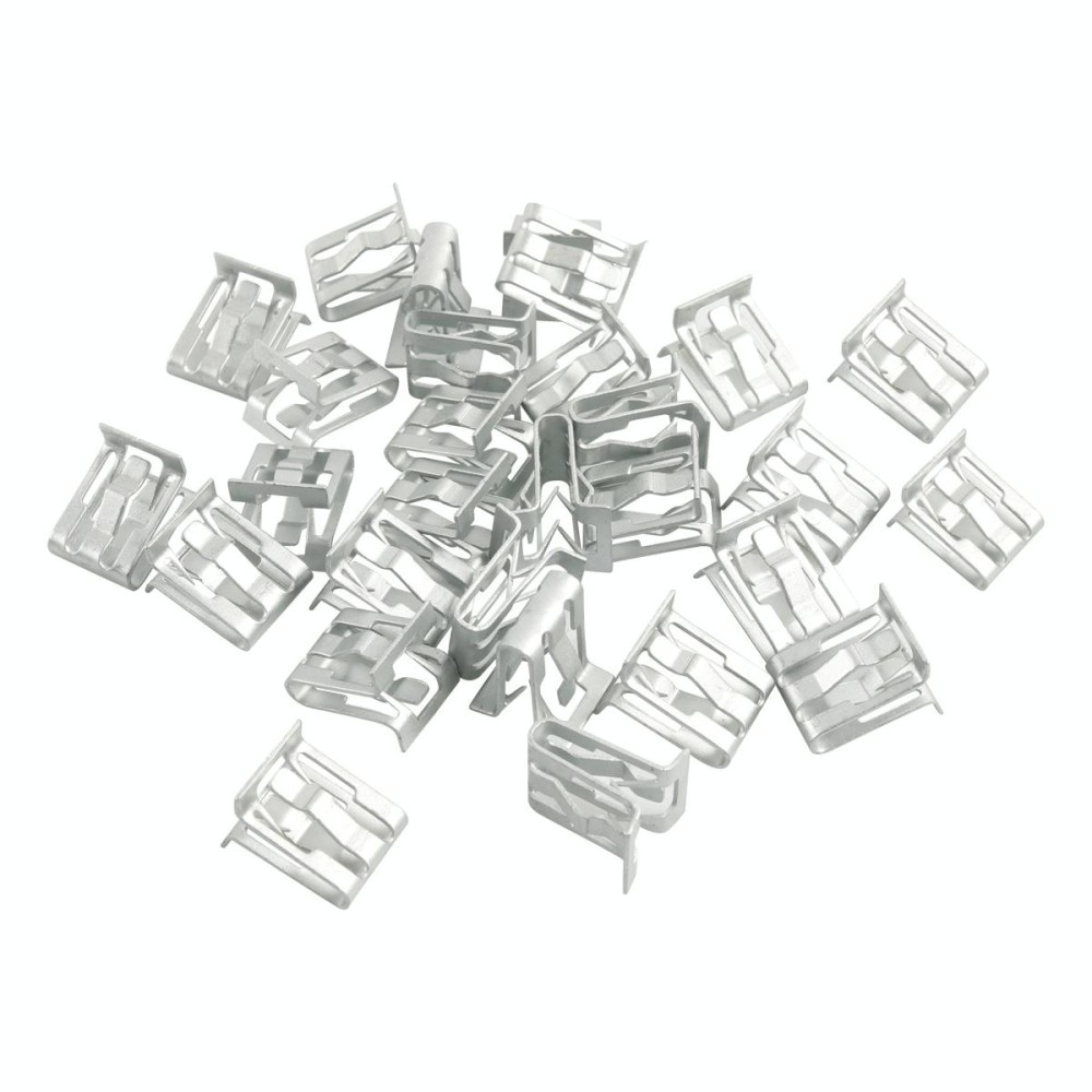 50pcs / Set No.1 Instrument Panel Fixing Clip(Silver)