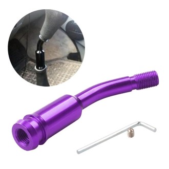 Car Modified Racing Quick Curved Gear Lever Extension Rod for Volkswagen T4 1990-2003 (Purple)