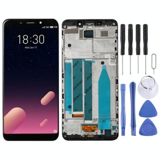 TFT LCD Screen for Meizu M6s M712H M712Q Digitizer Full Assembly with Frame(Black)