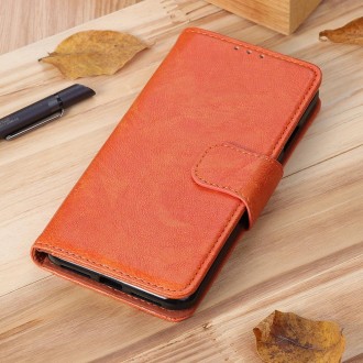 For Xiaomi Redmi Note 13 Pro 4G / POCO M6 Pro Nappa Texture Horizontal Flip Leather Phone Case(Orange)