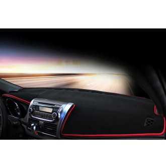 Dark Mat Car Dashboard Cover Car Light Pad Instrument Panel Sunscreen Car Mats for Trumpchi (Please note the model and year)(Red